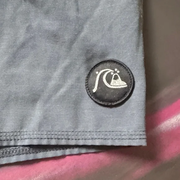 Quiksilver Olive and Navy Board Shorts - Picture 5 of 7